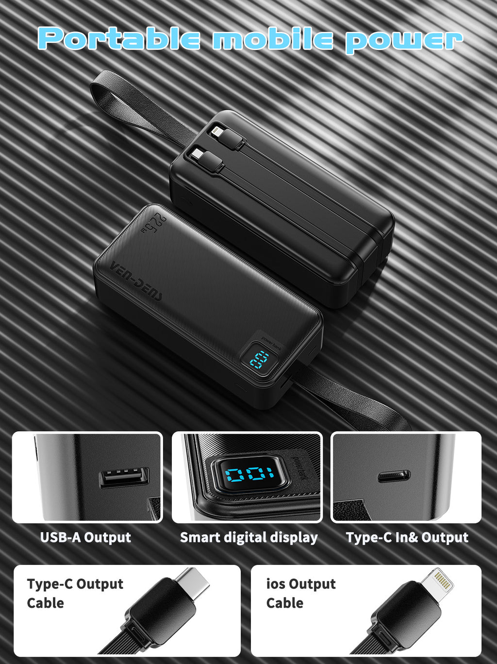 Vd-pb062 30000mah Power Bank