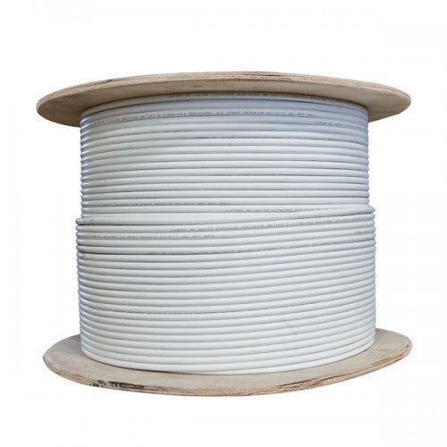 Cat5e Network Cable 100FT box CMR/FT4 Solid Copper - White