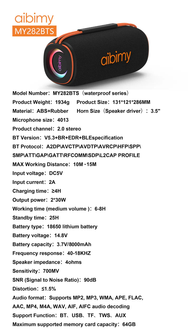 Speaker My287bt 80w
