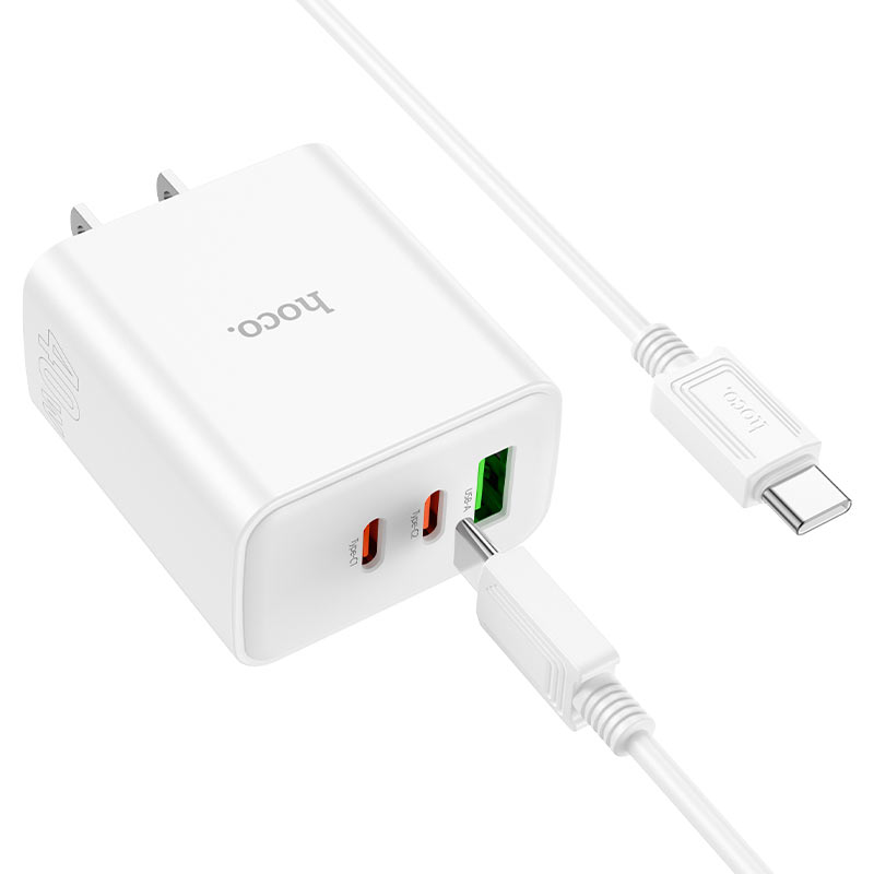 C126 Pure power, dual Type-C 20W and single USB-A 18W
