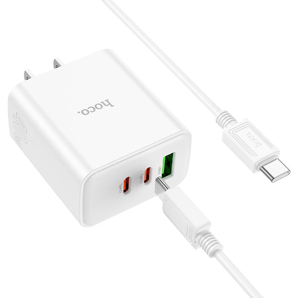 C126 Pure power, dual Type-C 20W and single USB-A 18W