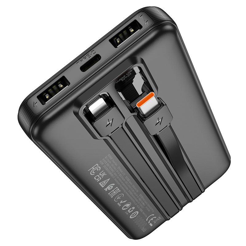 Power bank "J118 Speed Energy" 10000mAh with built-in cables
