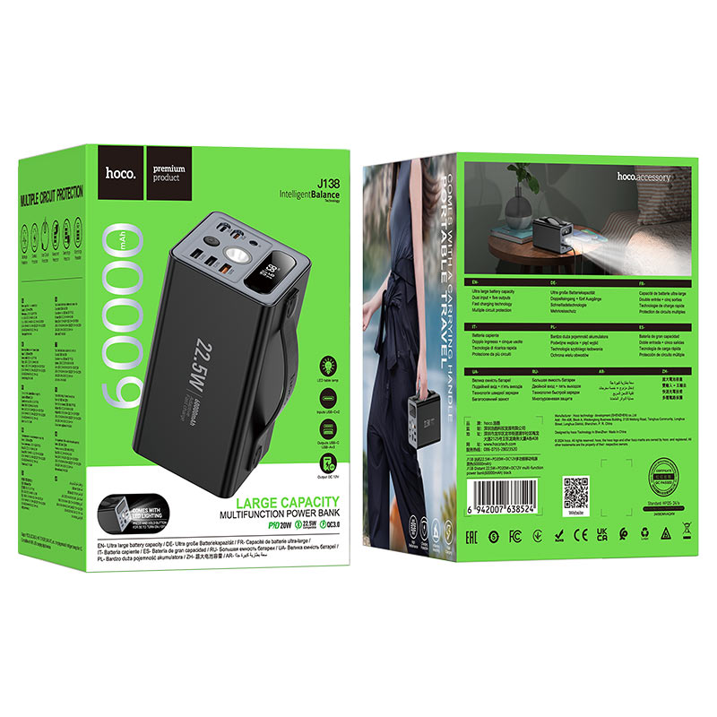 Hoco J138 Power Bank 60,000mAh