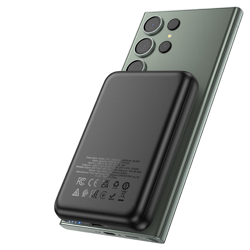 Power bank "J141 Grace" PD20W wireless charging 10000mAh