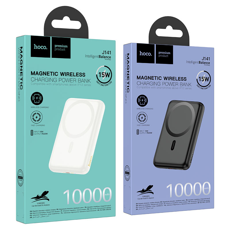 Power bank "J141 Grace" PD20W wireless charging 10000mAh