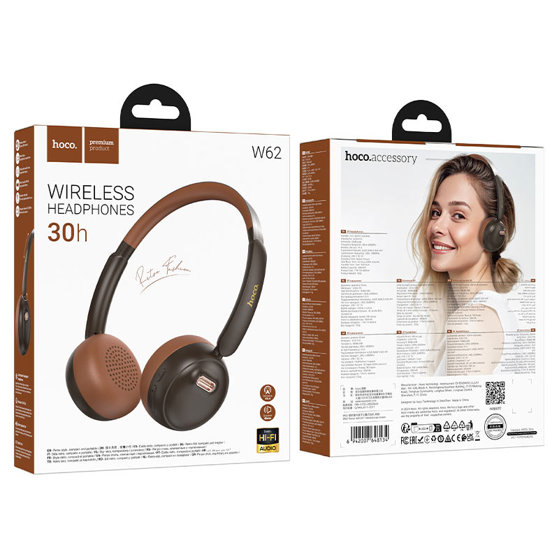 Headphones “W62 Verso” wireless